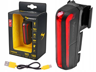 Moon CERBERUS osvetlenie na bicykel 150 lm USB